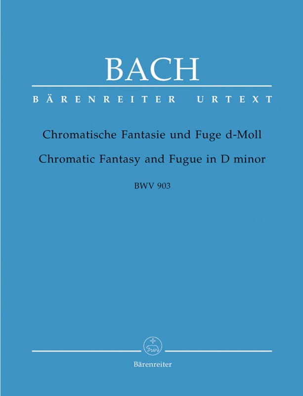 Jan Sebastian Bach - Chromatic Fantasy and Fugue in D minor BWV 903 - Fantazja chromatyczna i fuga d-moll - nuty na fortepian