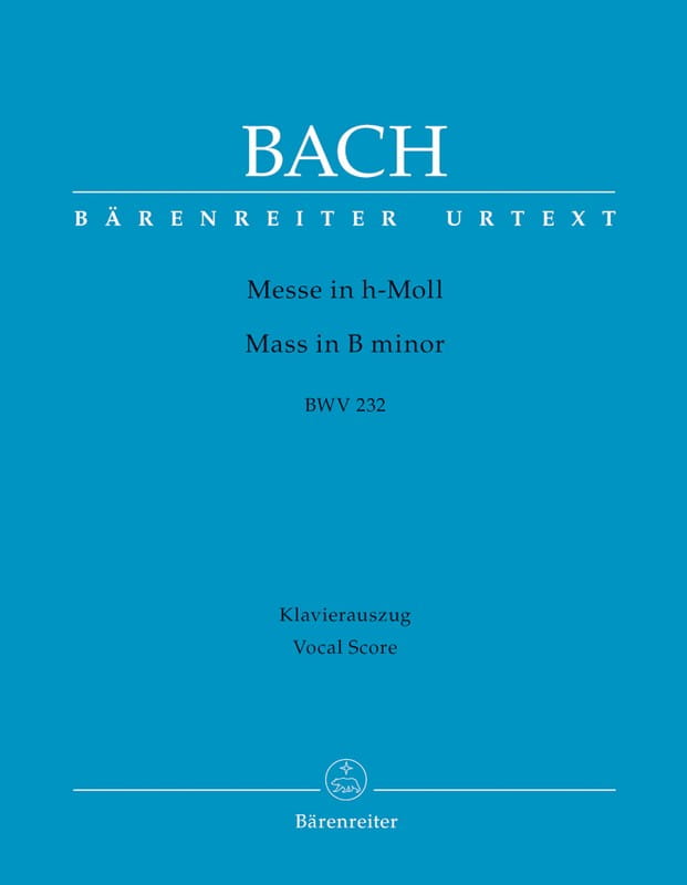 Jan Sebastian Bach: Mass in B minor BWV 232 - Msza h-moll Jana Sebastiana Bacha - nuty na chór SSATB z fortepianem