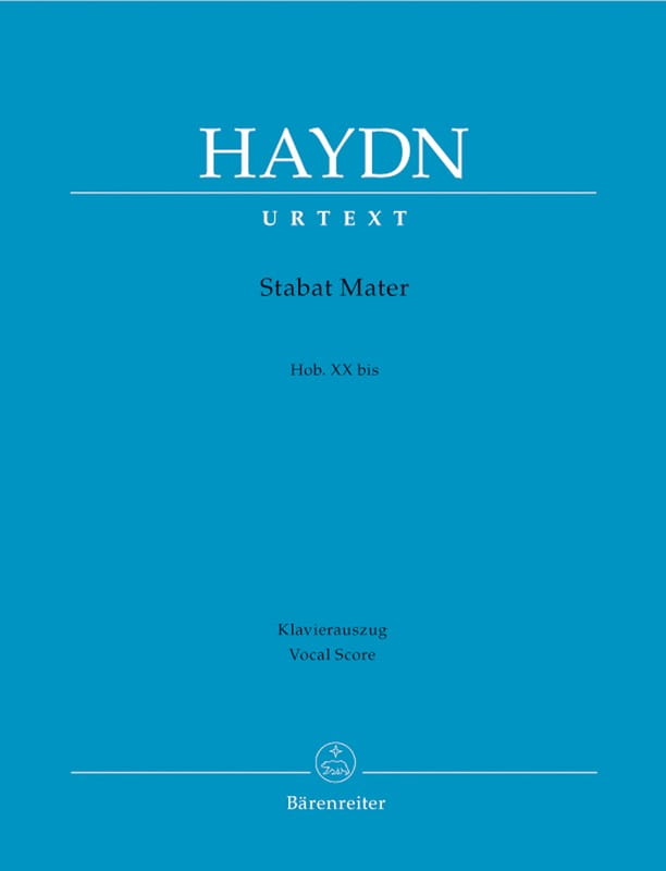 Joseph Haydn: Stabat Mater Hob. XX bis - nuty na chór SATB z fortepianem