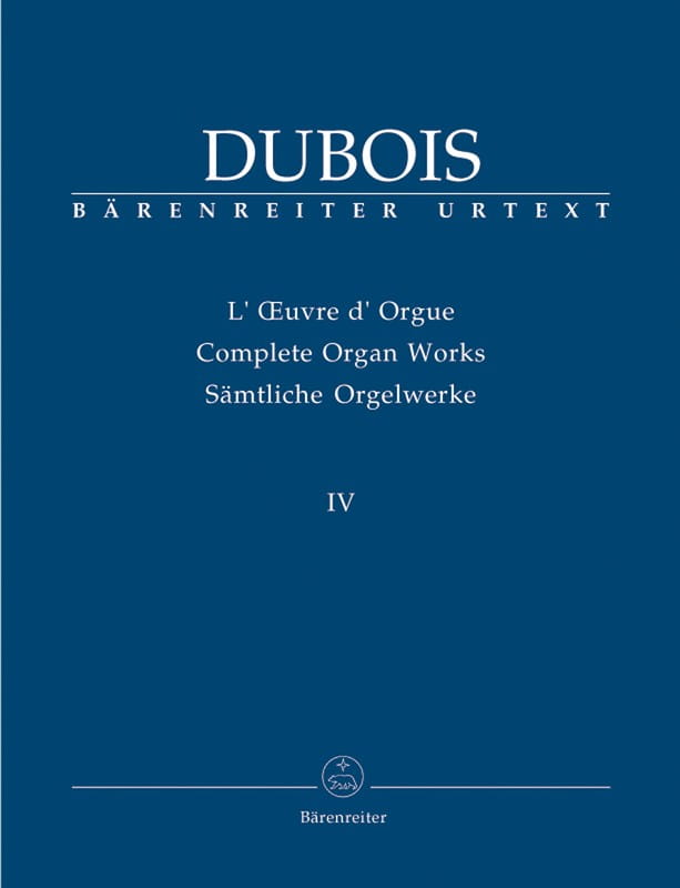 Pierre-Max Dubois: Complete Organ Works Volume 4 - Dzieła organowe tom 4 - nuty na organy
