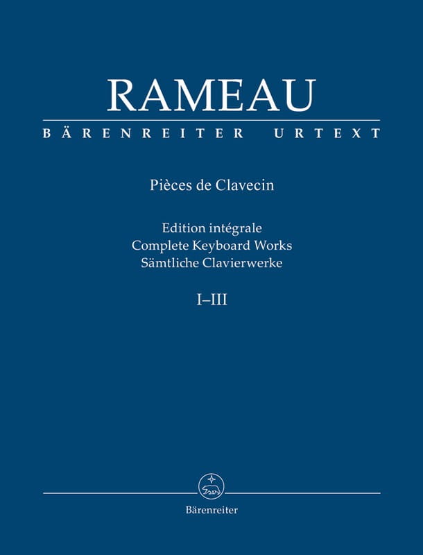 Jean-Philippe Rameau: Complete Keyboard Works Volumes 1-3 - Kompletne wydanie dzieł klawesynowych - nuty na fortepian