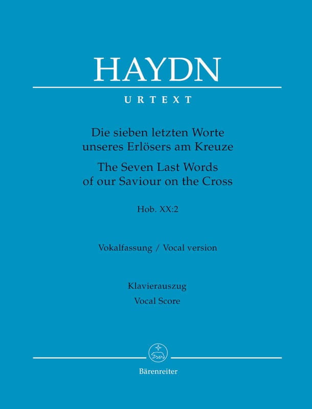 Joseph Haydn: The Seven Last Words of our Saviour on the Cross Hob. XX:2 - Oratorium Siedem ostatnich słów Zbawiciela na Krzyżu - nuty na chór SATB z