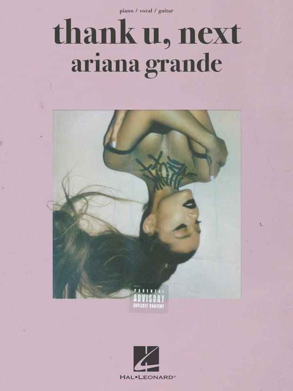 Ariana Grande: Thank U Next (PVG) - nuty na fortepian, melodia, akordy gitarowe i słowa