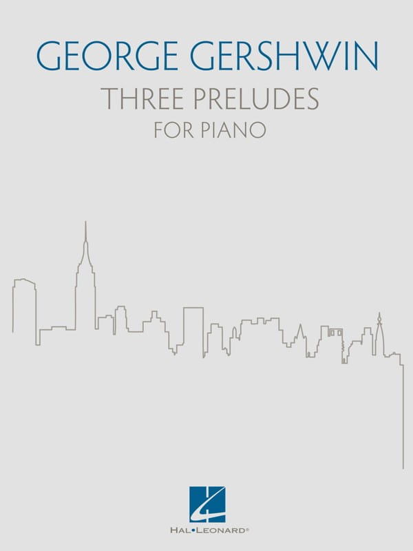George Gershwin: Three Preludes for Piano - trzy 3 preludia - nuty na fortepian