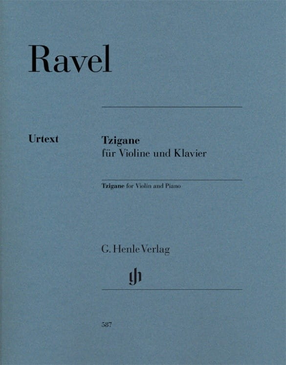 Maurice Ravel: Tzigane for Violin and Piano - nuty na skrzypce i fortepian
