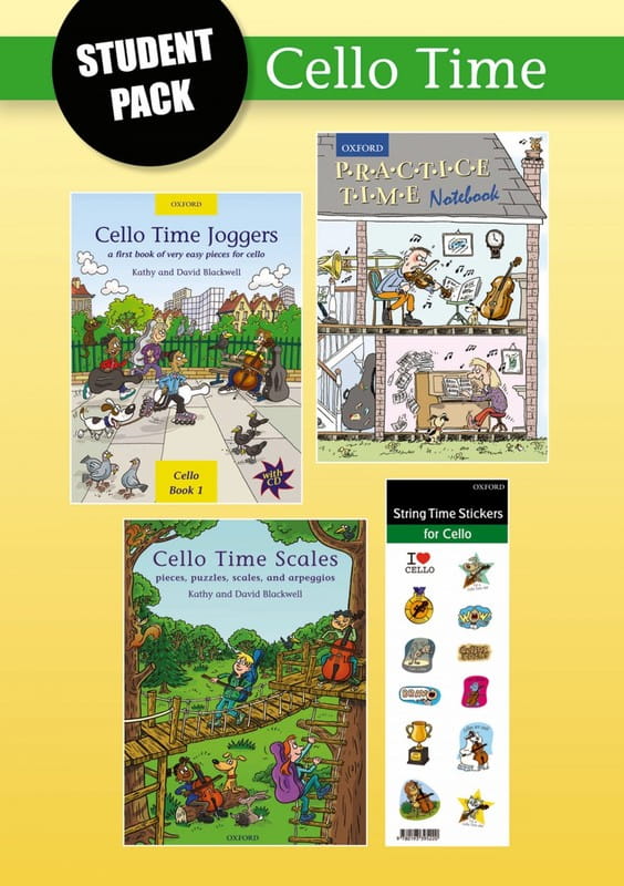 Cello Time Student Pack - podstawowy zestaw dla ucznia do nauki gry na wiolonczeli - Kathy Blackwell, David Blackwell
