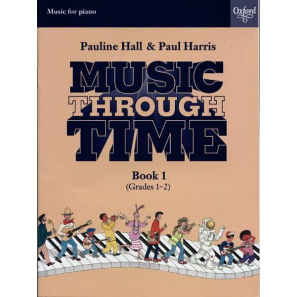 Music Through Time Piano Book 1 - nuty na fortepian dla dzieci - Pauline Hall, Paul Harris