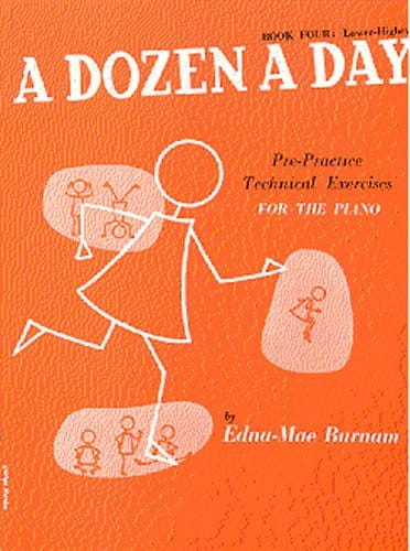 A Dozen A Day 4: Lower Higher - techniczne ćwiczenia na fortepian - Edna Mae Burnam