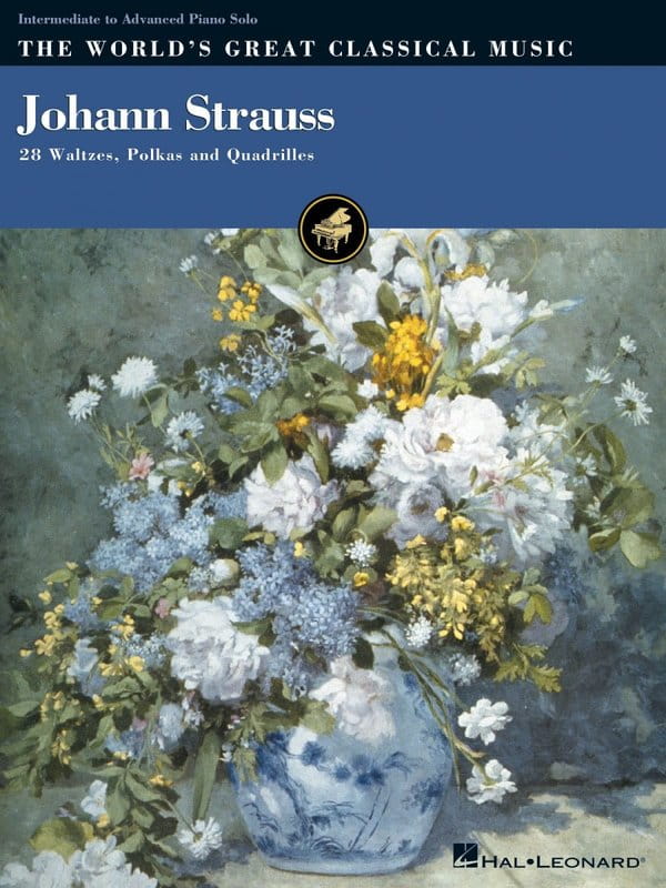Johann Strauss: Intermediate to Advanced Piano Solos - nuty na fortepian solo