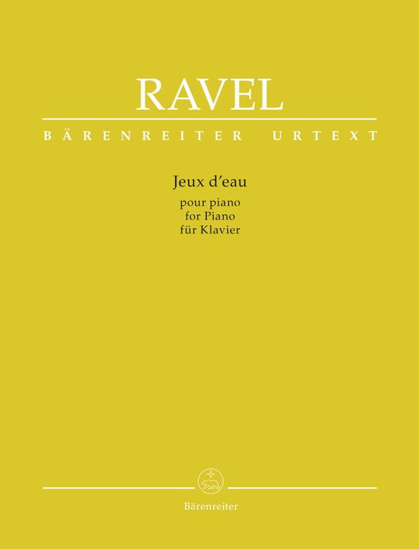 Maurice Ravel: Jeux d'eau pour piano - nuty na fortepian