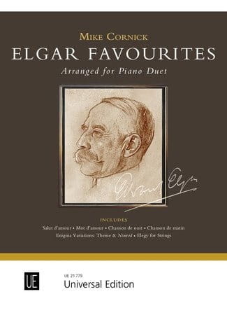 Elgar Favourites for Piano Duets - Mike Cornick - nuty na fortepian na cztery ręce