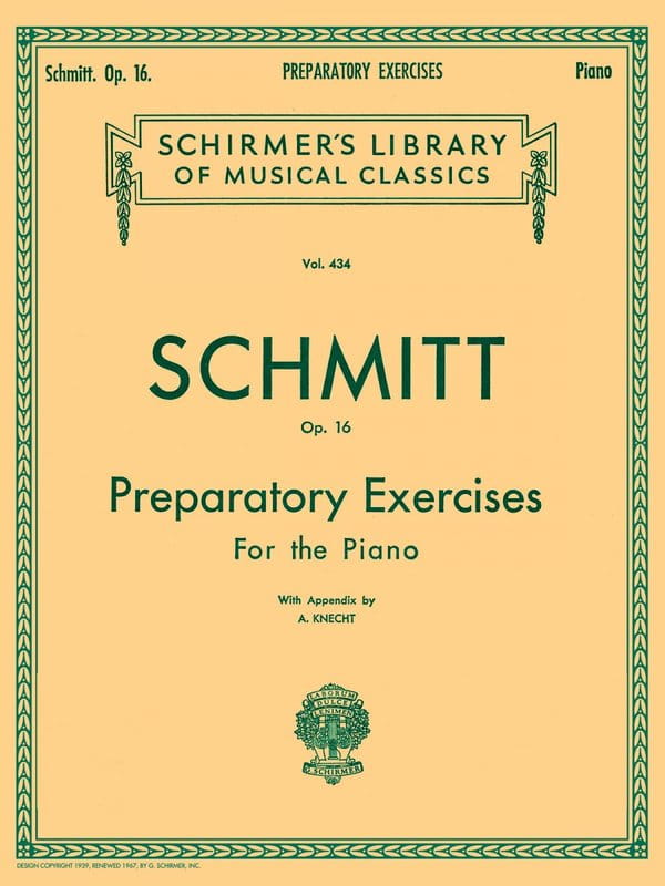 Aloys Schmitt: Preparatory Exercises op. 16 for the Piano - ćwiczenia przygotowawcze na fortepian
