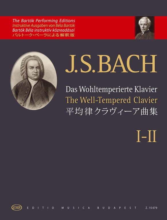 Jan Sebastian Bach: Das Wohltemperierte Klavier - The Well-Tempered Clavier I-II - The Bartok Performing Editions - nuty na fortepian (Bela Bartok)