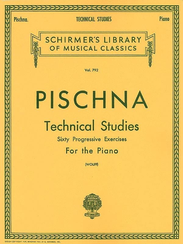 Johann Pischna: Technical Studies - Sixty Progressive Exercises for the Piano - ćwiczenia techniczne na fortepian