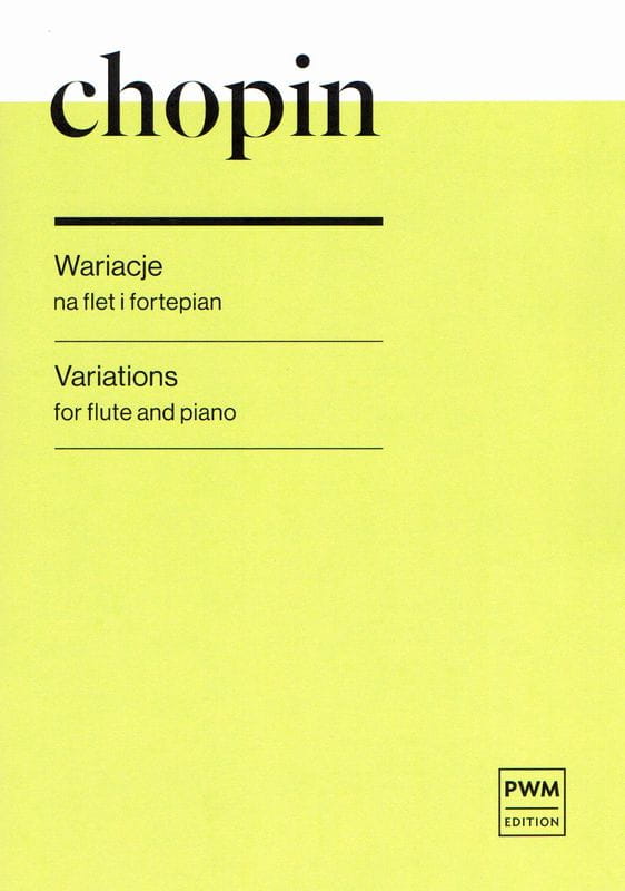 Fryderyk Chopin: Complete Works (separaty) - Wariacje na flet i fortepian