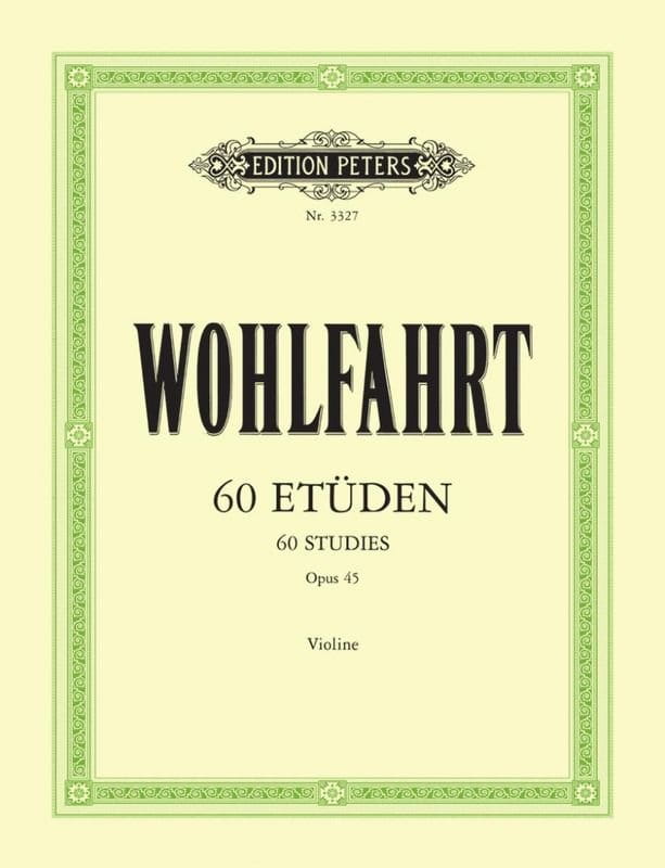 Franz Wohlfahrt: 60 Etuden - 60 Studies op. 45 - etiudy na skrzypce