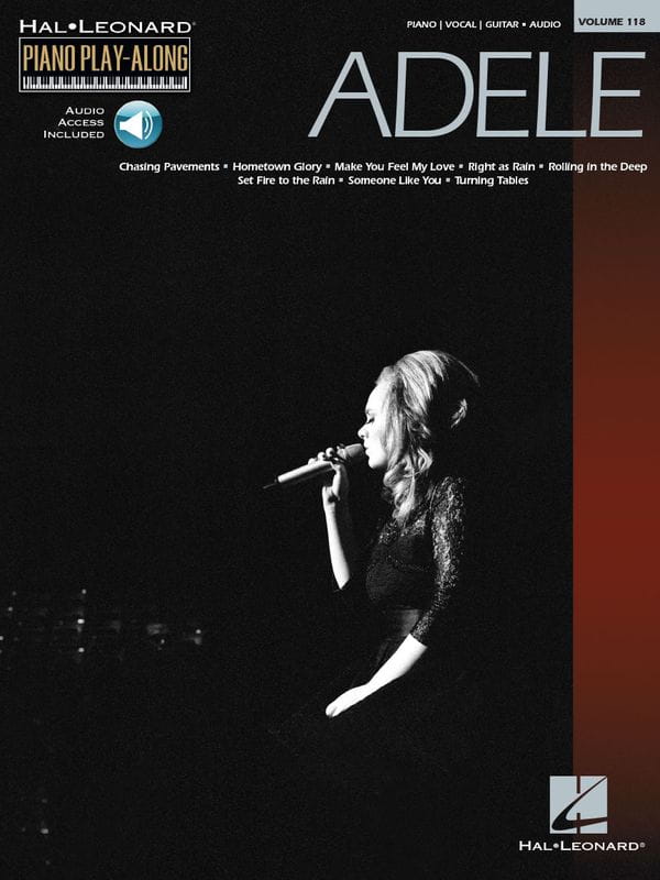 Piano Play-Along Volume 118: Adele (+ audio online) - nuty na fortepian - melodia, akordy gitarowe i słowa