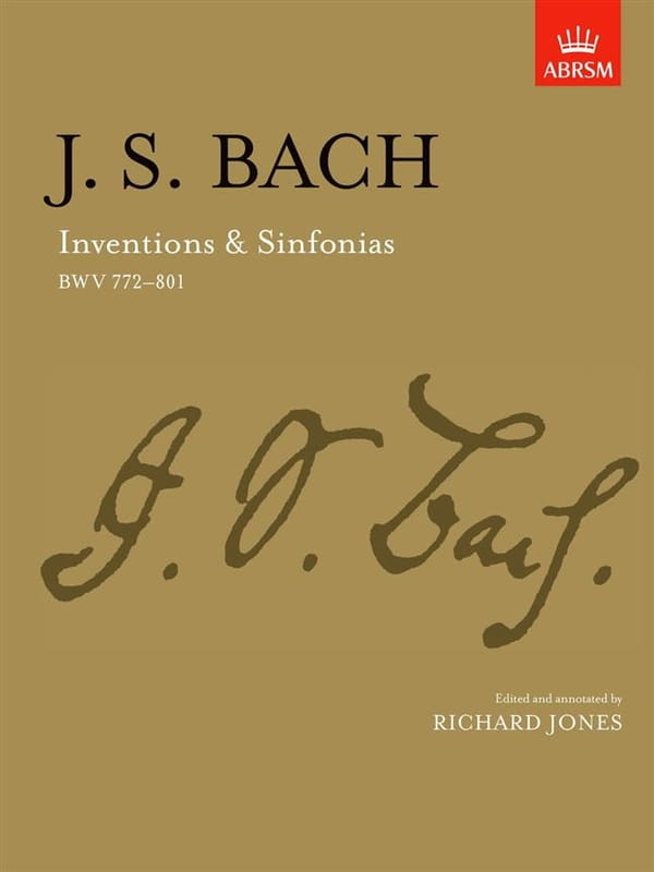 Bach J.S. - Inventions & Sinfonias BWV 772-801 - Inwencje i Sinfonie Bacha - nuty na fortepian - Richard Jones