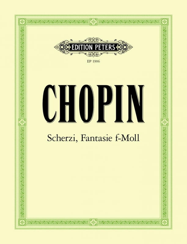 Fryderyk Chopin: Scherzi & Fantasie F - Scherza, Fantasia f-moll - nuty na fortepian