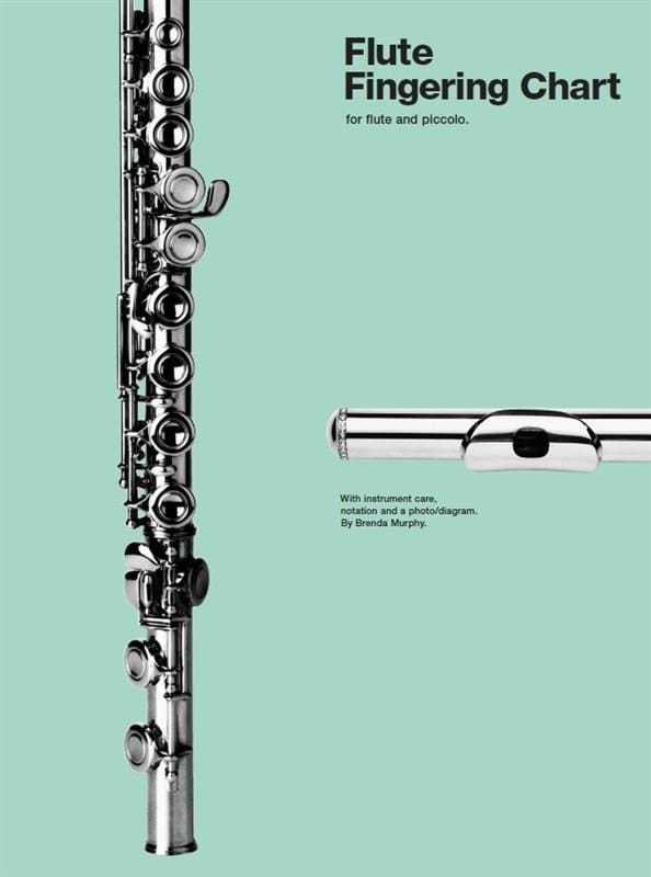 Flute Fingering Chart - diagramy palcowania na flet poprzeczny, flet piccolo (aplikatury, krycia, tabela chwytów) - Brenda Murphy