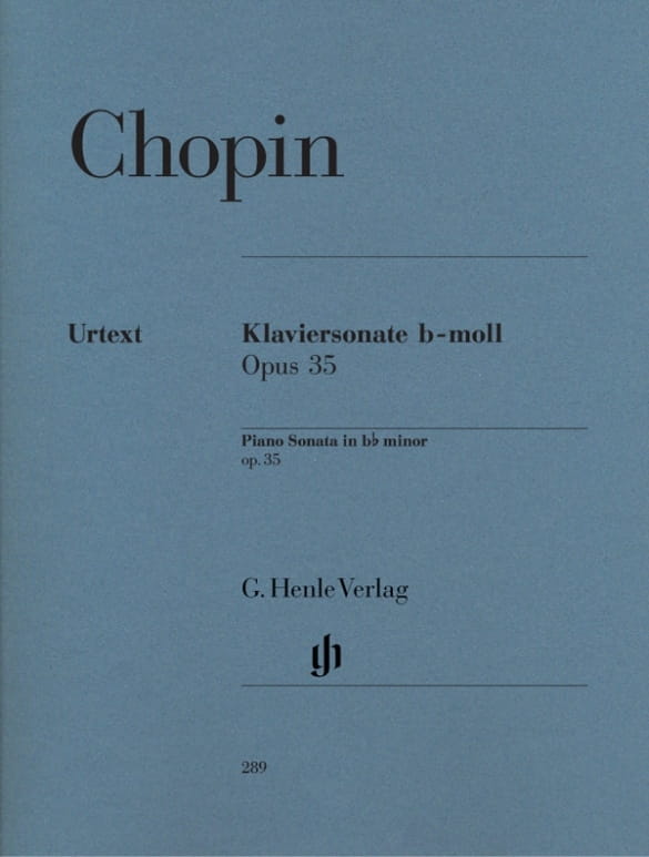 Fryderyk Chopin: Klaviersonate b-moll op. 35 - II Sonata fortepianowa - nuty na fortepian
