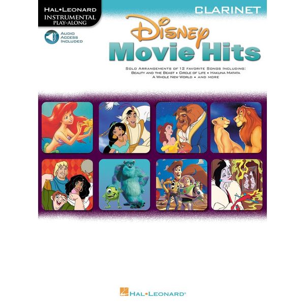 Disney Movie Hits: Clarinet (+ audio online) - nuty na klarnet