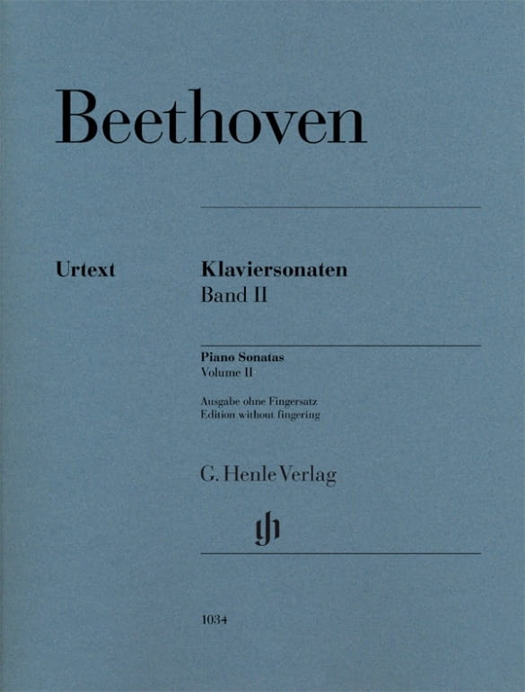 Ludwig van Beethoven: Piano Sonatas 2 - sonaty fortepianowe - edycja bez palcowania