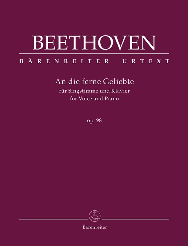 Ludwig van Beethoven: An die ferne Geliebte op. 98 - Do dalekiej ukochanej - nuty na głos z fortepianem