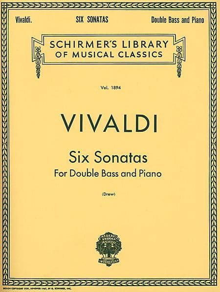 Antonio Vivaldi: 6 Sonat na kontrabas i fortepian