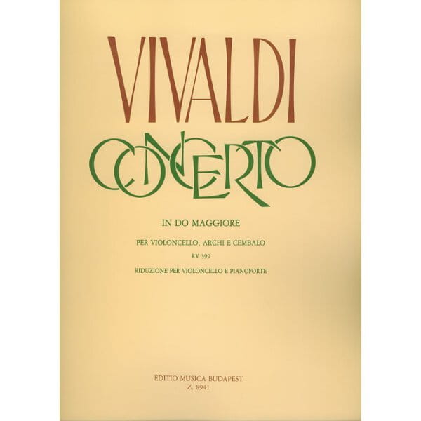 Antonio Vivaldi - Koncert C-dur (RV 399) na wiolonczelę z fortepianem