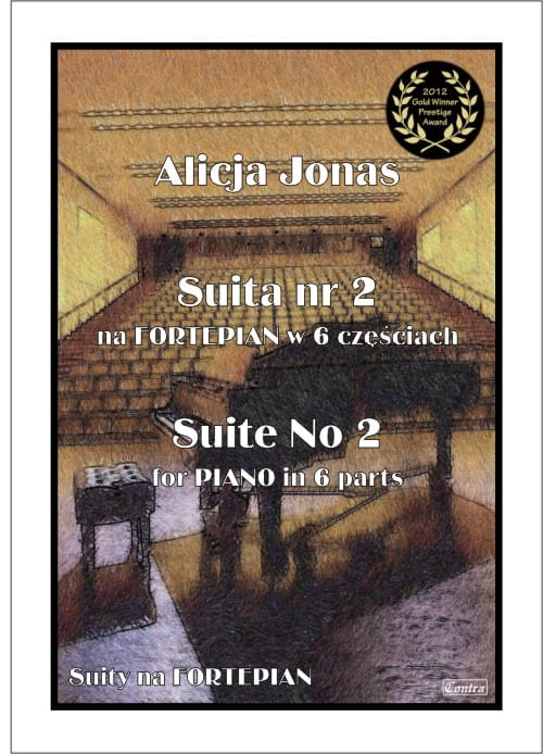 Alicja Jonas: Suita nr 2 na fortepian w 6 częściach (+ płyta CD) - nuty na fortepian