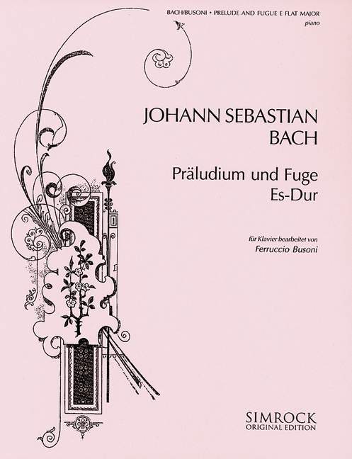 Jan Sebastian Bach, Ferrucio Busoni: Preludium i fuga Es-dur BWV 552 - nuty na fortepian