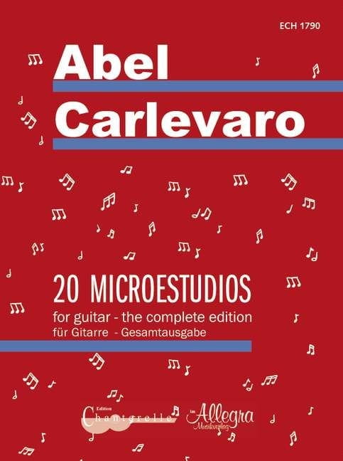 Abel Carlevaro: 20 Microestudios for Guitar - The Complete Edition - nuty na gitarę klasyczną