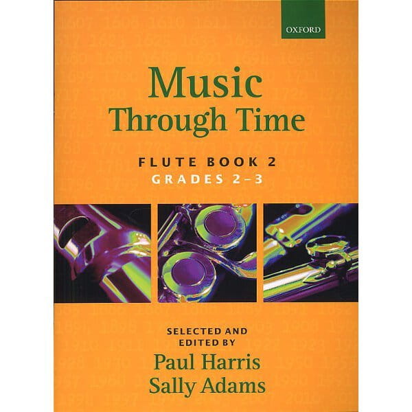 Music Through Time Flute Book 2 - Paul Harris, Sally Adams - nuty na flet z akompaniamentem