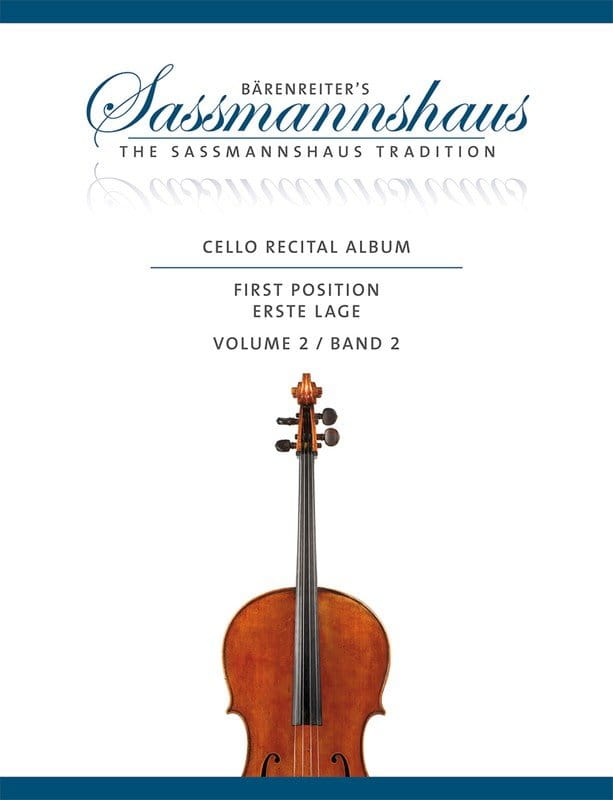 Cello Recital Album 2 - Christoph Sassmannshaus - nuty na wiolonczelę z fortepianem lub z drugą wiolonczelą w pierwszej pozycji
