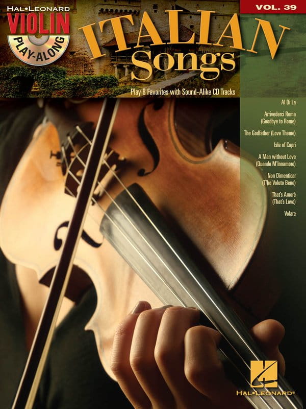 Italian Songs - Violin Play-Along Volume 39 - nuty na skrzypce (+ płyta CD) - Jaap Kastelein, Michiel Oldenkamp
