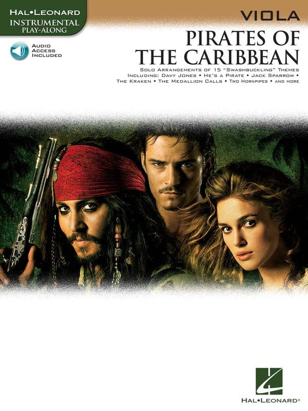 Pirates Of The Caribbean: Viola - muzyka z filmu Piraci z Karaibów na altówkę (+ audio online) - Klaus Badelt