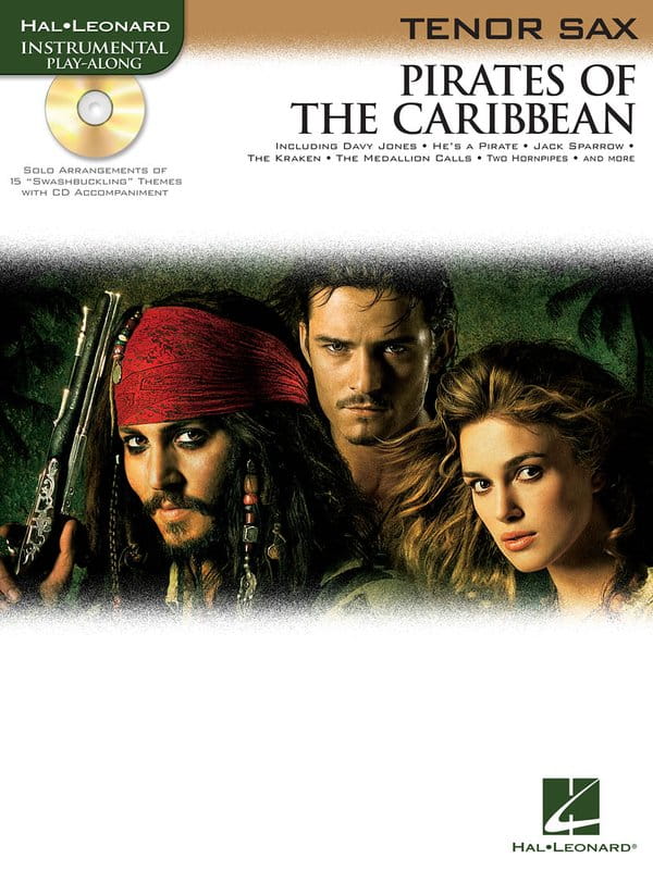 Pirates Of The Caribbean: Tenor Saxophone - muzyka z filmu Piraci z Karaibów na saksofon tenorowy (+ płyta CD) - Klaus Badelt