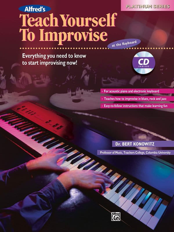 Alfred's Teach Yourself to Improvise - Bert Konowitz (+ płyta CD) - nauka improwizacji na instrumenty klawiszowe