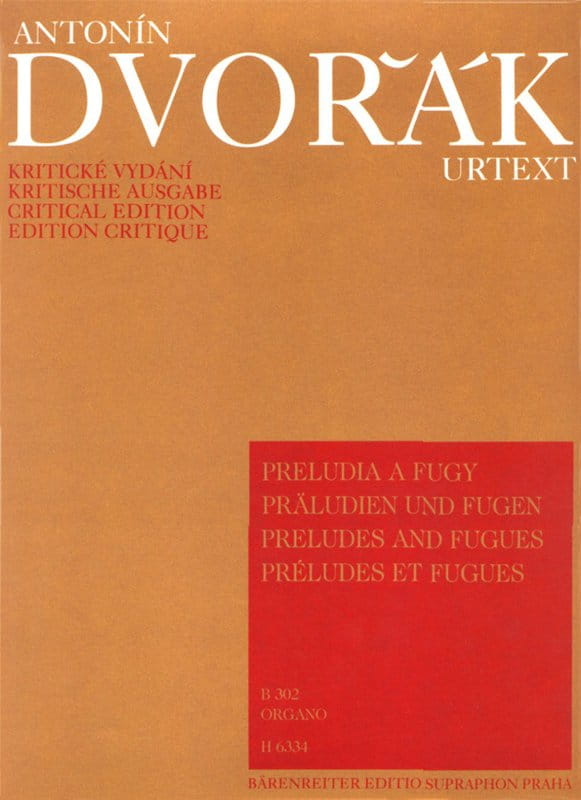 Antonin Dvorak (Dworzak): Praludien und Fugen fur Orgel - preludia i fugi - nuty na organy