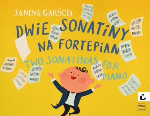 Dwie sonatiny op. 68 - nuty na fortepian dla początkujących - Janina Garścia