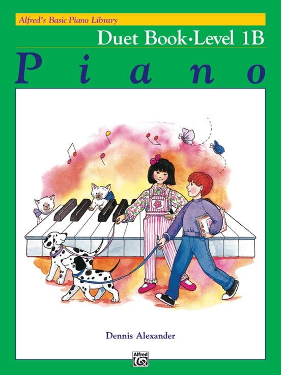 Dennis Alexander: Alfred's Basic Piano Library - Duet Book Level 1B - nuty na duety fortepianowe dla ucznia i nauczyciela