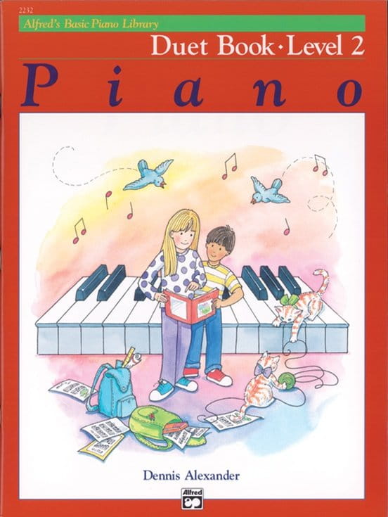 Dennis Alexander: Alfred's Basic Piano Library - Duet Book Level 2 - nuty na duety fortepianowe dla ucznia i nauczyciela