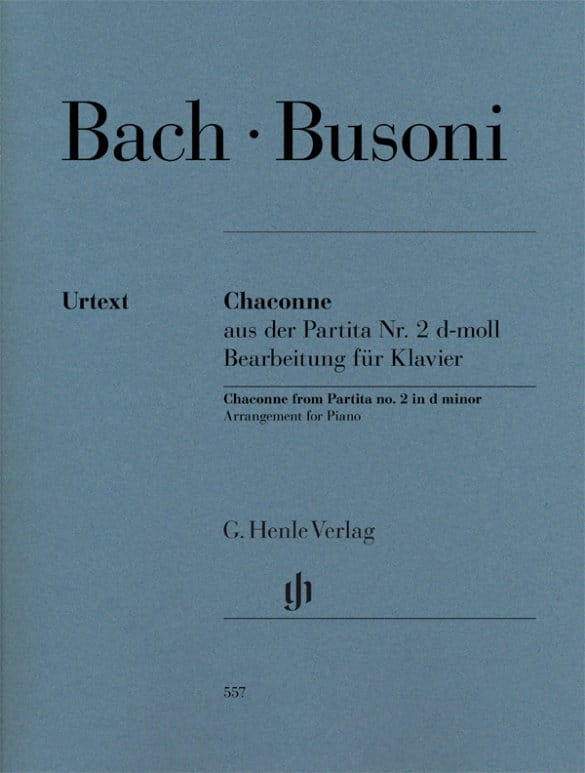 Jan Sebastian Bach, Ferrucio Busoni: Chaconne from Partita No. 2 D Minor - Ciaccona d-moll z II Partity skrzypcowej Jana Sebastiana Bacha BWV 1004 - n