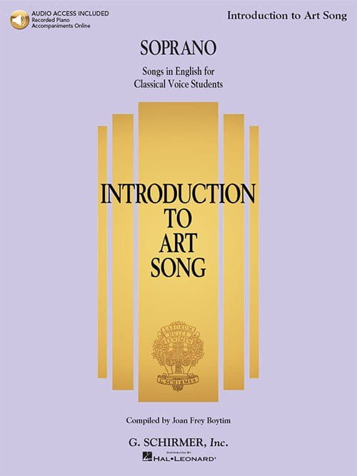 Introduction To Art Song For Soprano (+ audio online) - pieśni dla studentów śpiewu klasycznego - nuty na głos solo z fortepianem - Joan Frey Boytim