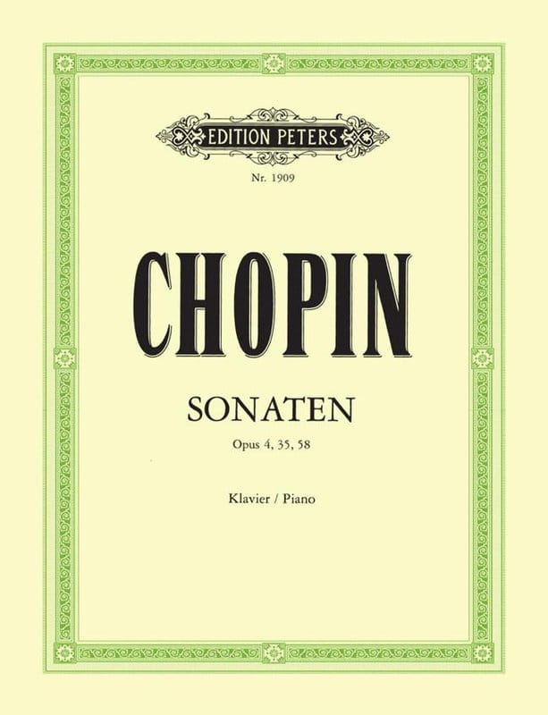 Fryderyk Chopin: Sonaten op. 4, 35, 58 - Sonaty - nuty na fortepian