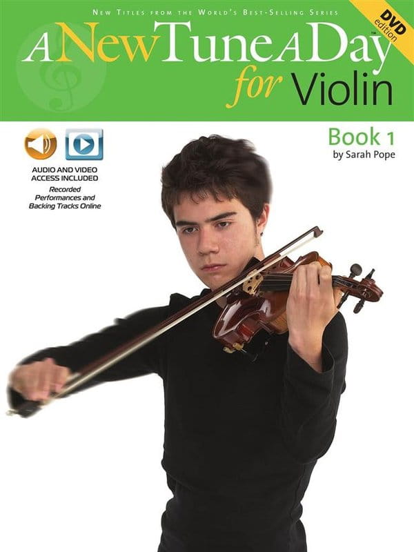 A New Tune A Day for Violin: Book 1 (+ audio i video online) - szkoła gry na skrzypcach - Sarah Pope