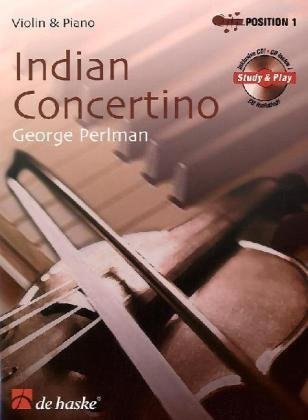 George Perlman: Indian Concertino (+ audio online) - nuty na skrzypce z fortepianem