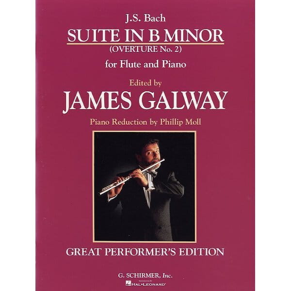 Jan Sebastian Bach, James Galway- Suite In B Minor (Overture No. 2) - suita h-moll na flet i fortepian