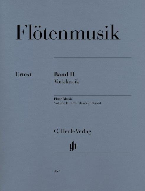 Flotenmusik 2 - Vorklassik - antologia muzyki fletowej epoki wczesno klasycznej - nuty na flet poprzeczny i fortepian - Peter-Lukas Graf